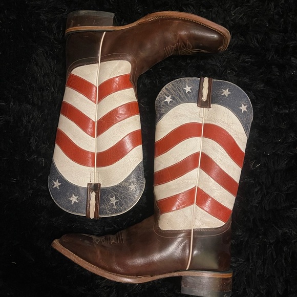 American flag men’s boots - Picture 4 of 7